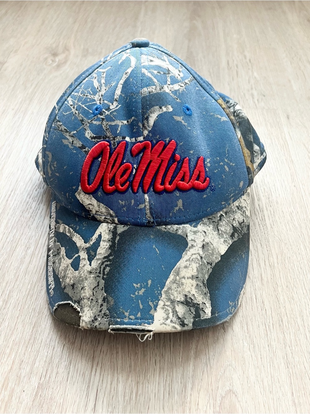 Ole Miss Rebels Realtree Camo Snapback Hat NCAA Sports Adjustable Cap